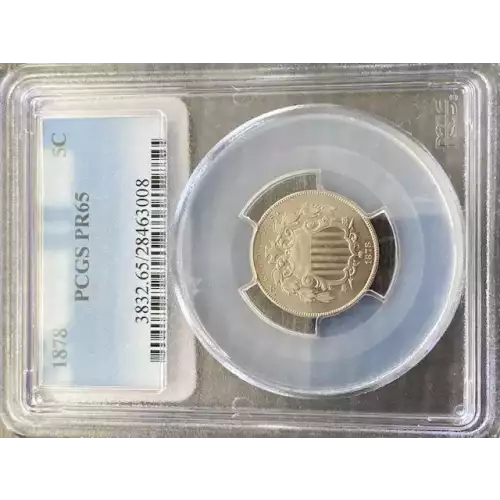 Nickel Five Cent Pieces-Shield 1866-1883 (3)