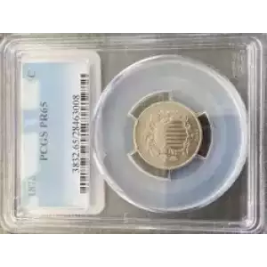 Nickel Five Cent Pieces-Shield 1866-1883 (3)