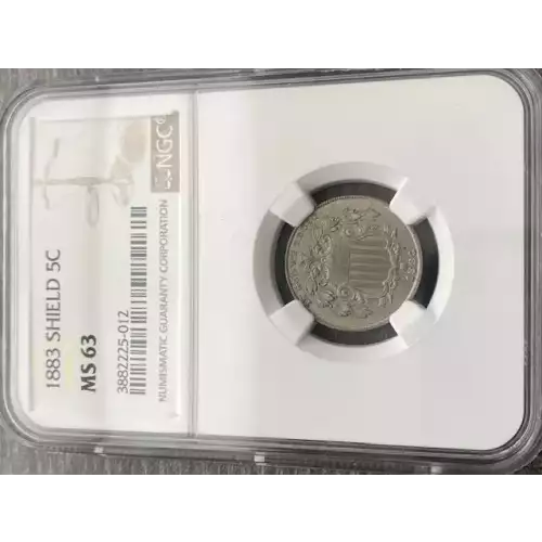 Nickel Five Cent Pieces-Shield 1866-1883 (3)