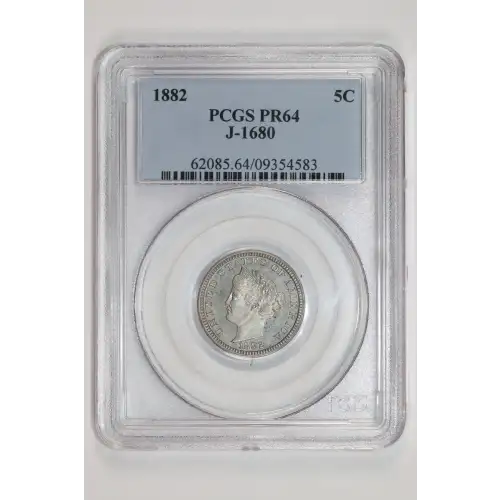 Nickel Five Cent Pieces-Shield 1866-1883