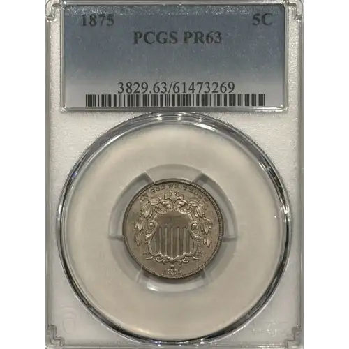 Nickel Five Cent Pieces-Shield 1866-1883