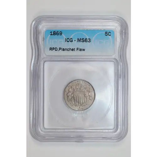 Nickel Five Cent Pieces-Shield 1866-1883