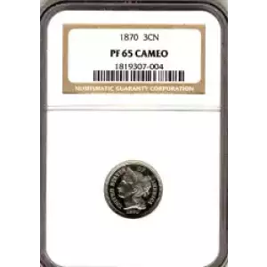 Nickel Three Cent Pieces 1865-1889 (3)