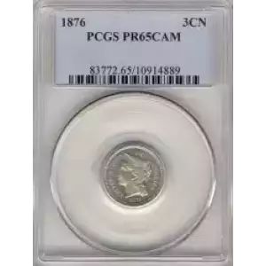 Nickel Three Cent Pieces 1865-1889 (3)