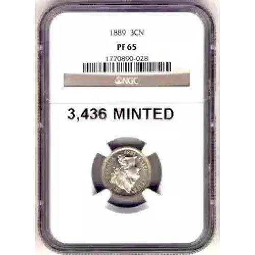 Nickel Three Cent Pieces 1865-1889 (3)