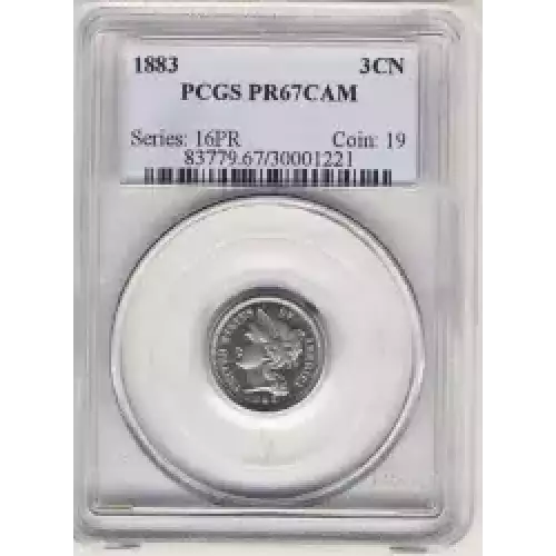 Nickel Three Cent Pieces 1865-1889 (3)