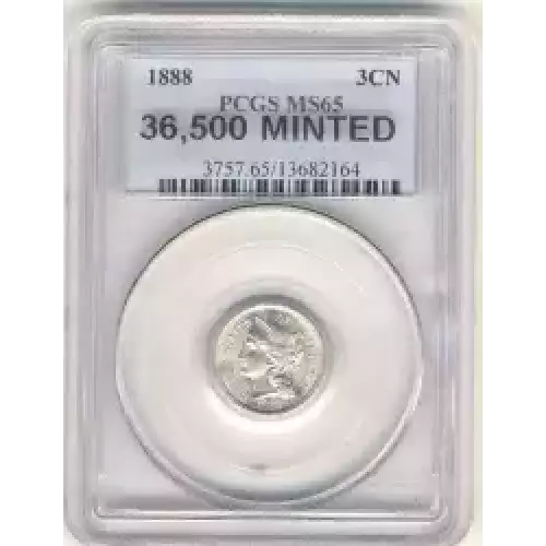 Nickel Three Cent Pieces 1865-1889 (3)