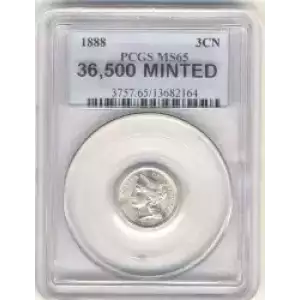 Nickel Three Cent Pieces 1865-1889 (3)