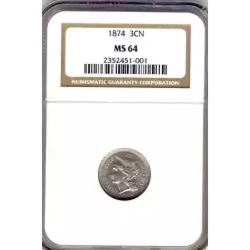 Nickel Three Cent Pieces 1865-1889 (3)