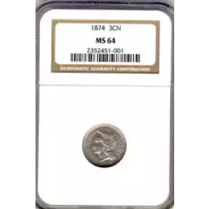 Nickel Three Cent Pieces 1865-1889 (3)