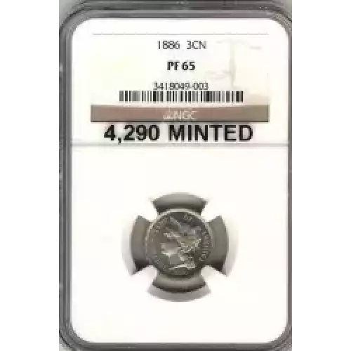 Nickel Three Cent Pieces 1865-1889 (3)