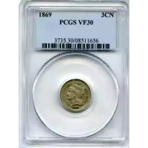 Nickel Three Cent Pieces 1865-1889 (3)