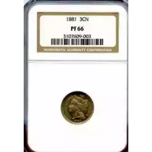 Nickel Three Cent Pieces 1865-1889 (3)