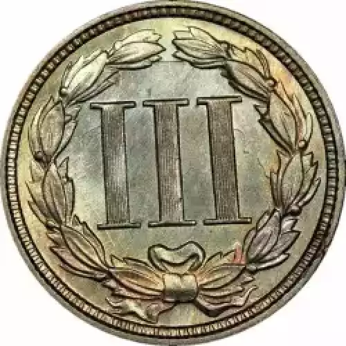 Nickel Three Cent Pieces 1865-1889 (3)