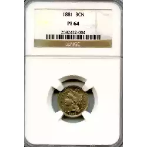 Nickel Three Cent Pieces 1865-1889 (3)