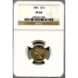 Nickel Three Cent Pieces 1865-1889 (3)