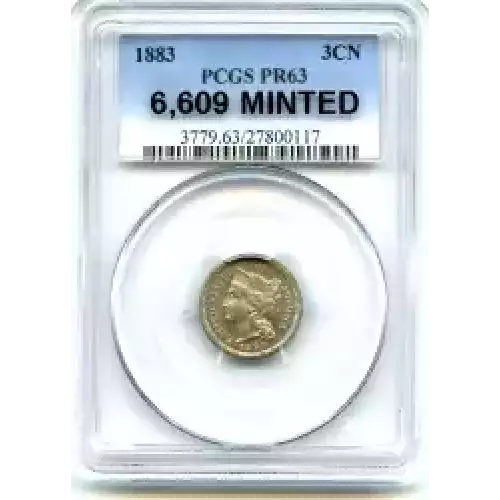 Nickel Three Cent Pieces 1865-1889 (3)