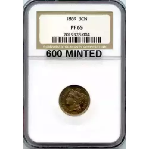 Nickel Three Cent Pieces 1865-1889 (3)