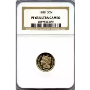 Nickel Three Cent Pieces 1865-1889 (3)