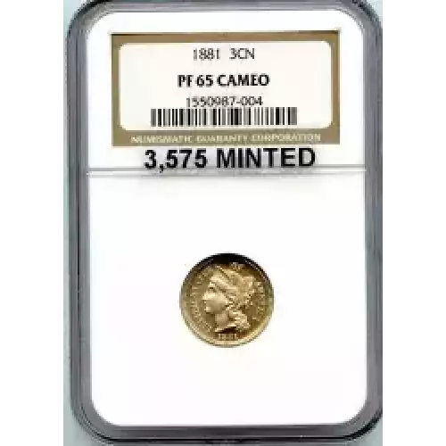 Nickel Three Cent Pieces 1865-1889 (3)