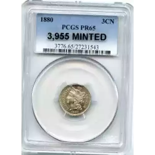 Nickel Three Cent Pieces 1865-1889 (3)