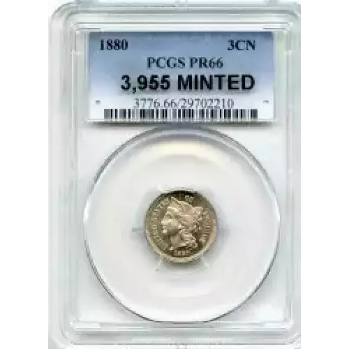 Nickel Three Cent Pieces 1865-1889 (3)