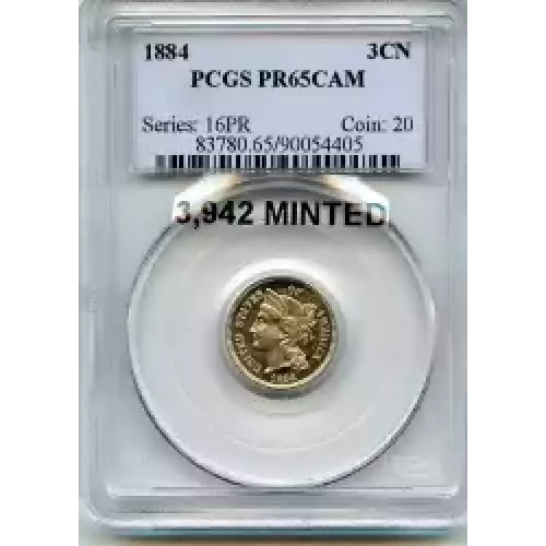 Nickel Three Cent Pieces 1865-1889 (3)