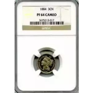 Nickel Three Cent Pieces 1865-1889 (3)