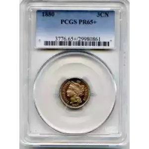 Nickel Three Cent Pieces 1865-1889 (3)