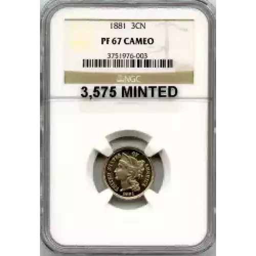 Nickel Three Cent Pieces 1865-1889 (3)