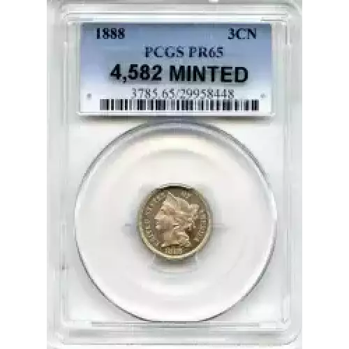 Nickel Three Cent Pieces 1865-1889 (3)