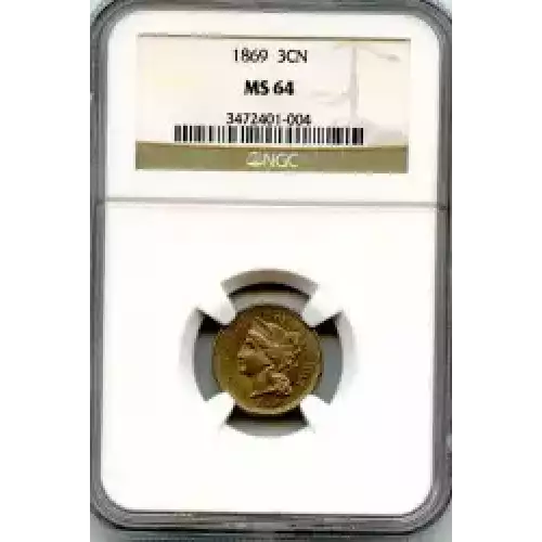 Nickel Three Cent Pieces 1865-1889 (3)