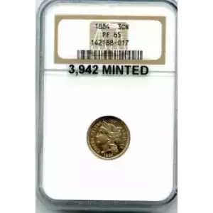 Nickel Three Cent Pieces 1865-1889 (3)