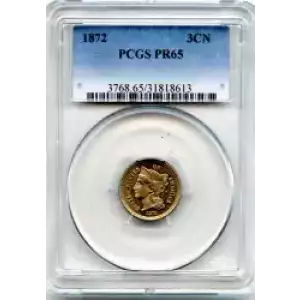 Nickel Three Cent Pieces 1865-1889 (3)