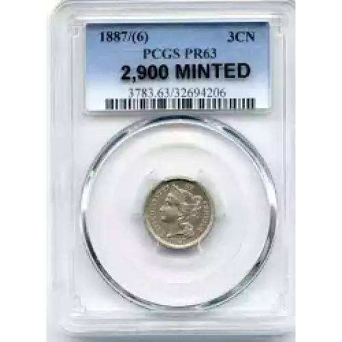 Nickel Three Cent Pieces 1865-1889 (3)