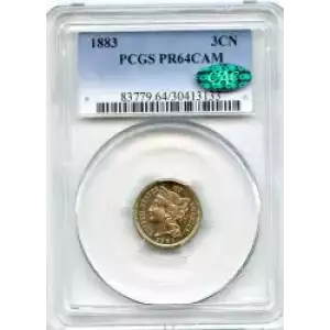 Nickel Three Cent Pieces 1865-1889 (3)