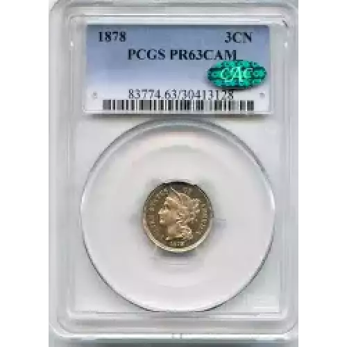 Nickel Three Cent Pieces 1865-1889 (3)