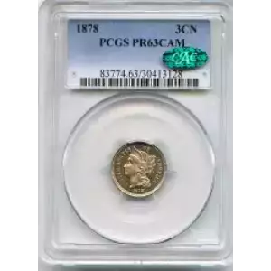 Nickel Three Cent Pieces 1865-1889 (3)