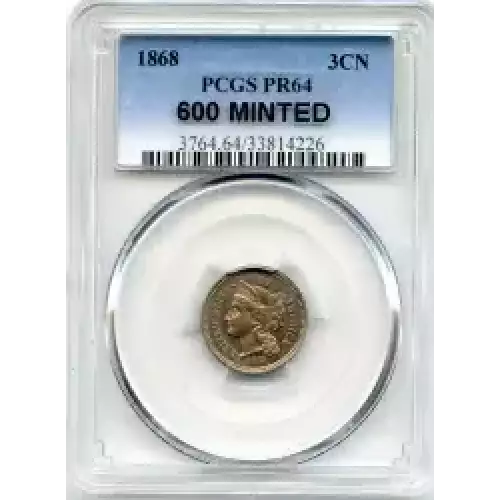 Nickel Three Cent Pieces 1865-1889 (3)