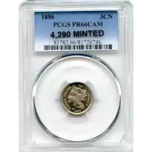 Nickel Three Cent Pieces 1865-1889 (3)