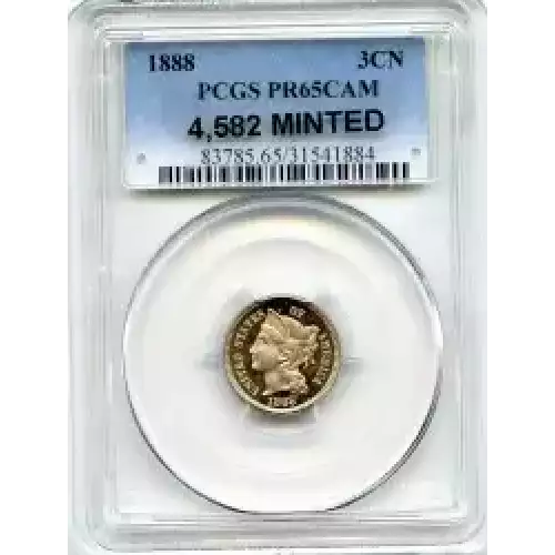 Nickel Three Cent Pieces 1865-1889 (3)