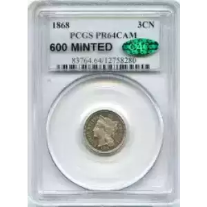 Nickel Three Cent Pieces 1865-1889 (3)