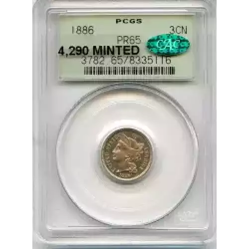 Nickel Three Cent Pieces 1865-1889 (3)