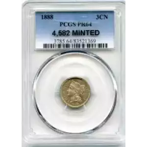 Nickel Three Cent Pieces 1865-1889 (3)