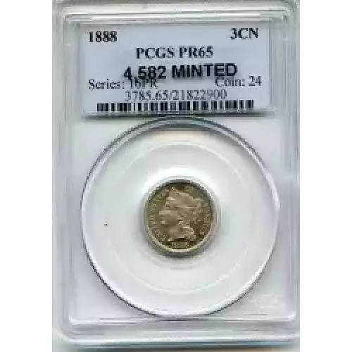 Nickel Three Cent Pieces 1865-1889 (3)