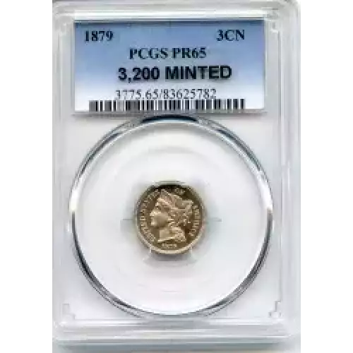Nickel Three Cent Pieces 1865-1889 (3)