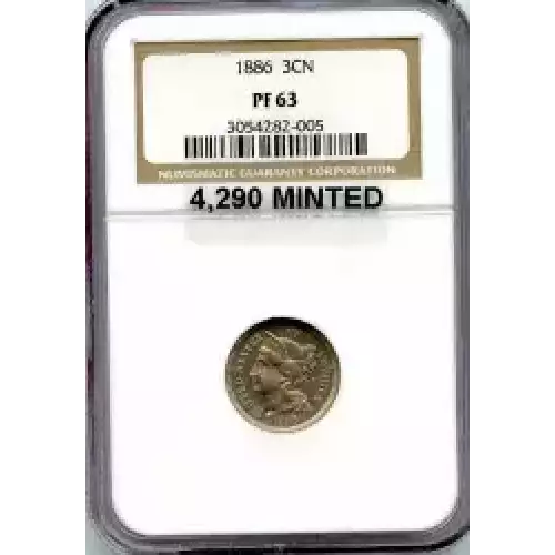 Nickel Three Cent Pieces 1865-1889 (3)