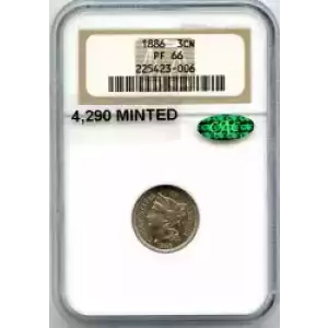 Nickel Three Cent Pieces 1865-1889 (3)