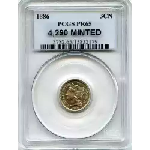 Nickel Three Cent Pieces 1865-1889 (3)