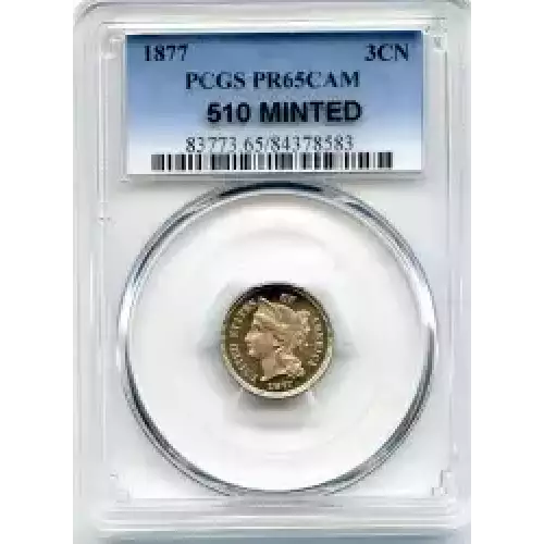 Nickel Three Cent Pieces 1865-1889 (3)